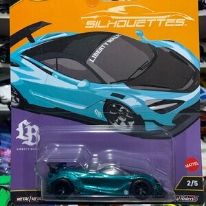 Mattel Silhouettes Liberty Walk Car - Teal and Black